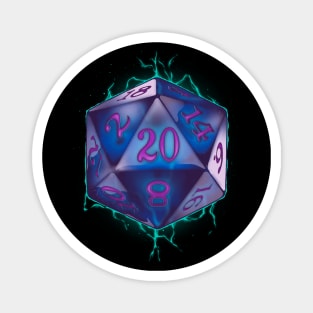 Magic Dice Amethyst Magnet